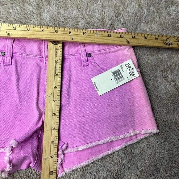 Fox Women's Outshine Cutoff Shorts Stretch Neon Lilac MSRP $49.50 Ne - Picture 5 of 16